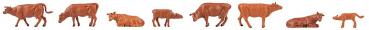 Faller H0 151919 8 Angler Rinder