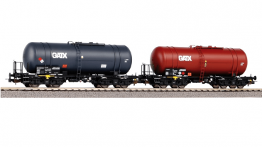 Piko 58384 2er Set Kesselwagen 406R GATX PKP