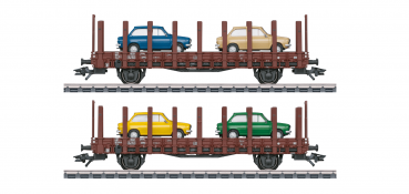 Märklin  46404 Flachwagenset "DAF 66"