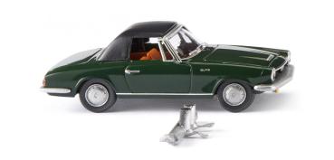Wiking 018698 Glas 1700 GT Cabrio geschl. - dunkelgrün