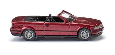 Wiking  019401 BMW 325i Cabrio - weinrot-met