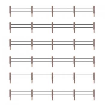 Faller 180432 H0 Eisenzaun mit Betonpfosten