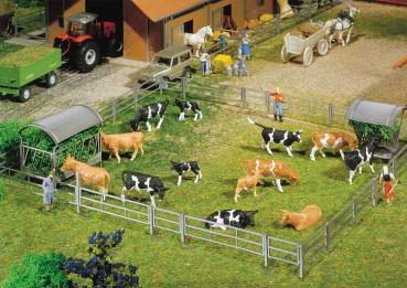 Faller 180434 H0 Boxen- und Laufhof-Zaunsysteme, 2000 mm (2 x 1000 mm)