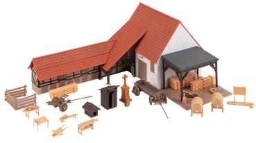Faller H0 191779 Landwirtschaftliches Gebäude mit Zubehör