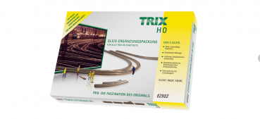 Trix 62902 C-Gleis-Ergänzungspackung C2