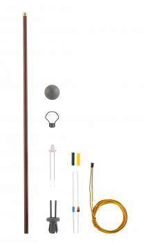 Viessmann 6727 H0 Bausatz Holzmastleuchte DR