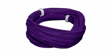 ESU 51941 Hochflexibles Kabel, Durchmesser 0.5mm, AWG36, 2A, 10m Wickel, Farbe violett