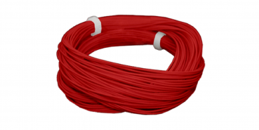 ESU 51943 Hochflexibles Kabel, Durchmesser 0.5mm, AWG36, 2A, 10m Wickel, Farbe rot