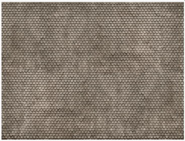 Noch H0 56691 3D-Kartonplatte Biberschwanz