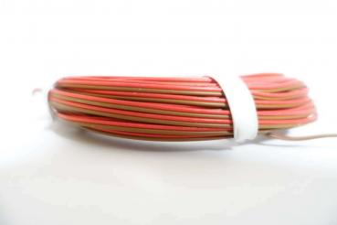 Beli Beco Doppel Kabellitze 0,14mm² Rot/Braun 25 Meter