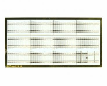 Ntrain 21212 ZÄUNE AUS MESSING - MODELL 9