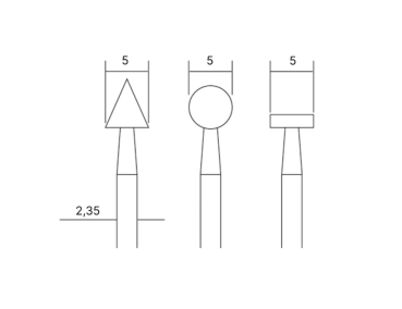 Proxxon  1528720 Feinfräsersatz (Wolfram-Vanadiumstahl)