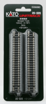 Kato N 7078003 Gleis gerade 124 mm