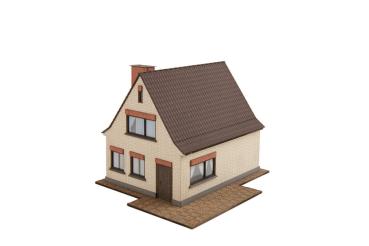 Noch H0 66604 Kleines Siedlungshaus