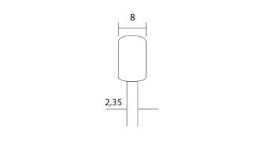 Proxxon  4528726 Zylinderfräser (Wolfram-Vanadiumstahl)