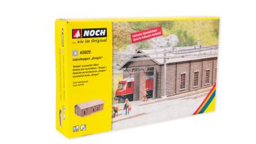 Noch N 63025 Lokschuppen „Bergün“