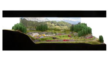 Noch N 53705 Easy-Track Trassenbausatz „Albulabahn“