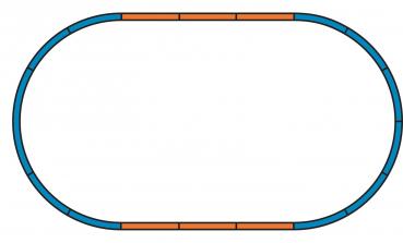 Piko H0 97929 Start-Set mit Bettungsgleis ICE 3 NS
