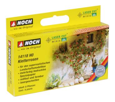 Noch H0 14118 Kletterrosen 6 Pflanzen