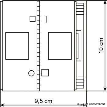 Noch H0 43870 Erotikshop mit Inneneinrichtung und LED-Beleuchtung