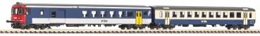 Piko 94460 N 2er Set EW I 1./2. Klasse + Steuerwagen BDt BLS V