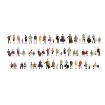 Noch N 38401 Megea-Spar.Set Figuren 60 Figuren