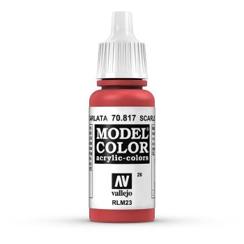 Vallejo 770817 Moder Color  Scharlachrot, matt, 17 ml