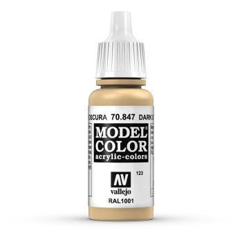 Vallejo 770847 Moder Color  Sand, dunkel, matt, 17 ml