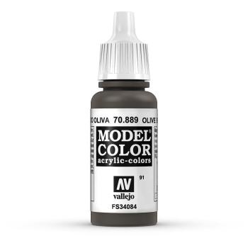 Vallejo 770889 Moder Color  Olivbraun, 17 ml