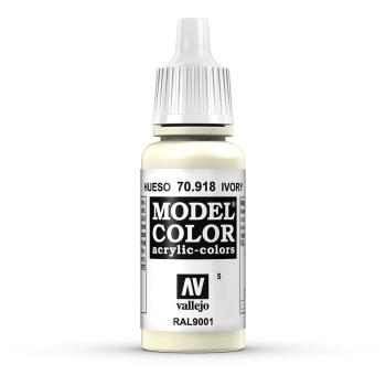 Vallejo 770918 Moder Color  Elfenbein, matt, 17 ml