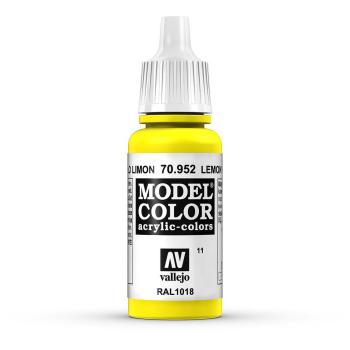 Vallejo 770952 Moder Color  Zitronengelb, matt, 17 ml