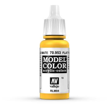 Vallejo 770953 Moder Color  Signalgelb, matt, 17 ml