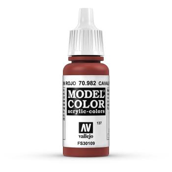 Vallejo 770982 Moder Color  Oxidrot, matt, 17 ml