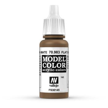 Vallejo 770983 Moder Color  Terrabraun, hell, matt, 17 ml