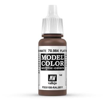 Vallejo 770984 Moder Color  Terrabraun, dunkel, matt, 17 ml