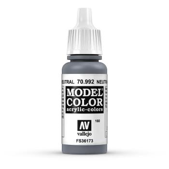 Vallejo 770992 Moder Color  Neutralgrau, matt, 17 ml