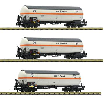 Fleischmann 849119 3-tlg. Set: Druckgaskesselwagen, DB