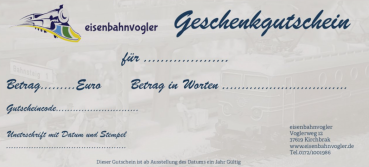 Geschenkgutschein