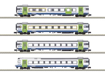 Minitrix 18293 Schnellzugwagen-Set GOLDENPASSLINE