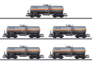 Märklin 46465 Chlorgaskesselwagen-Set VTG