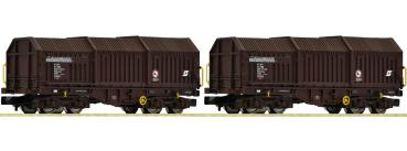 Fleischmann 6660035 2-tlg. Set Teleskophaubenwagen Shimmns ÖBB | Spur N