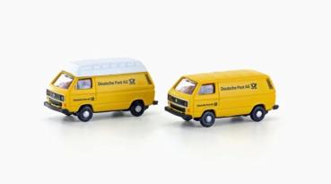 Lemke Minis LC4343  1:160 VW T3 2er Set Deutsche Post AG