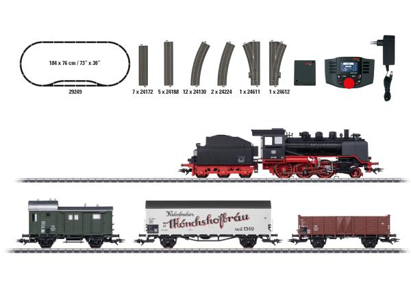 Märklin  29249 Digital-Startpackung Nahgüterzug mit BR 24