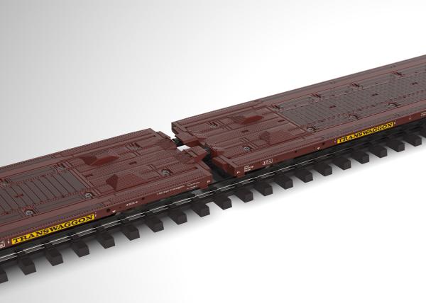 Märklin  47430 Flachwagen-Paar Laads 800B