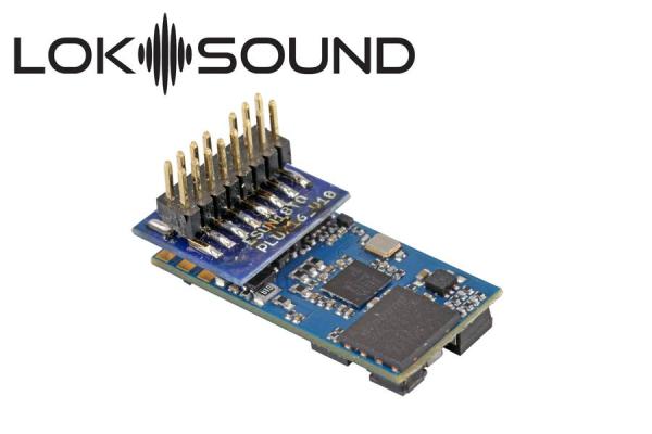 ESU 58814 LokSound 5 micro DCC/MM/SX/M4 "Leerdecoder" | PluX16 Schnittstelle | mit Lautsprecher 11x15mm