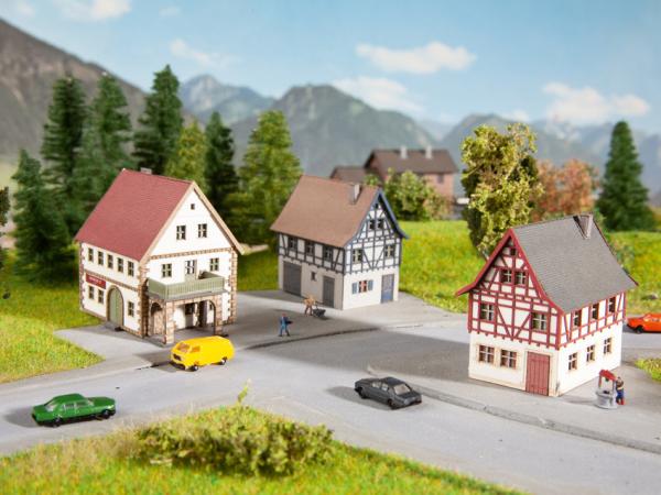 Spur Z 44310 Dorf-Set, 3-teilig