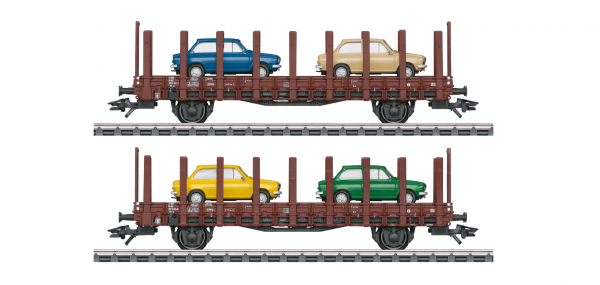 Märklin  46404 Flachwagenset "DAF 66"