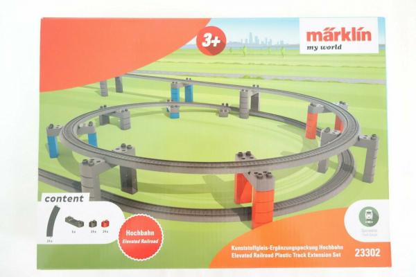 Märklin my world 23302 Kunststoffgleis-Ergänzungspackung Hochbahn