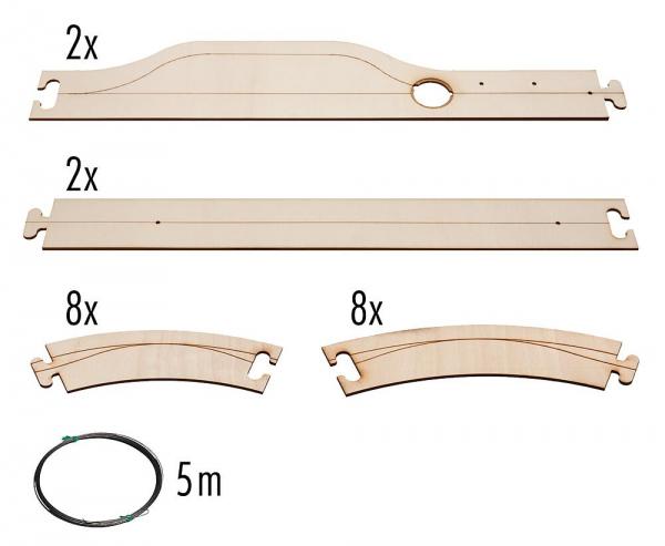 Faller 162100 N Laser-Street Basis-Set Straßenelemente