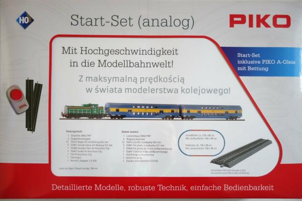Piko 97934 Start-Set SM42 mit Doppelstockwagen PKP